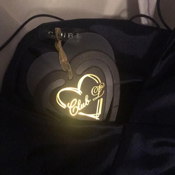 Asos NWT navy satin midi dress small - Picture 6 of 6